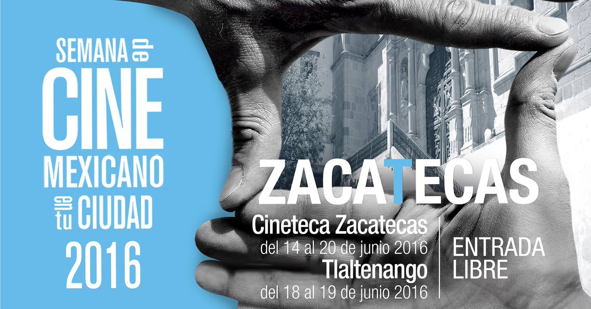CarminTropical's tweet photo. Cerraremos la Semana de Cine Mexicano en @CinetecaZac hoy a las 20 hrs. 
¡Te esperamos!
#EntradaLibre https://t.co/bstOds36oh