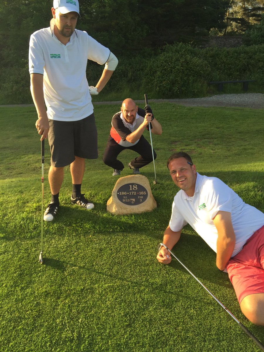 TMarrion's tweet photo. And here it is hole number 72 for the day! #LongestDayChallenge #AverageGolf https://t.co/LdD25KqDhV