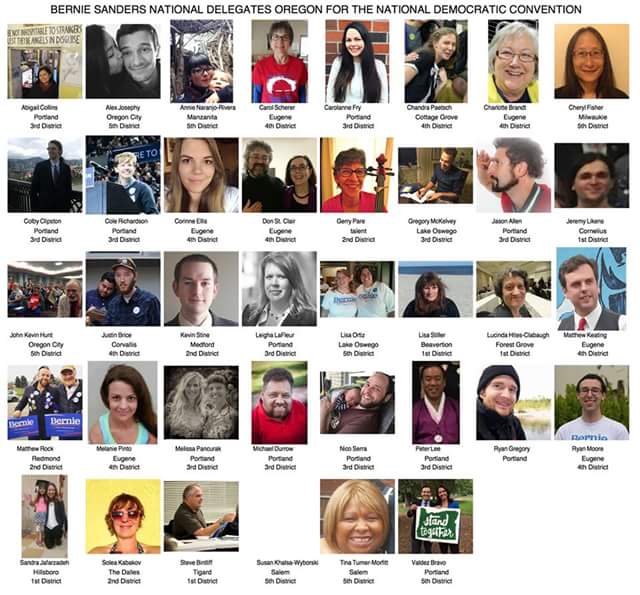 ORLaneCounty's tweet photo. Congrats to our Nat'l Delegates!. #SeeYouInPhilly #OregonForBernie https://t.co/Jb2XSCdxea