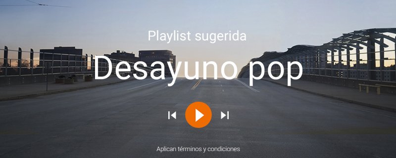 googlemexico's tweet photo. Música que entiende tus mañanas #GooglePlay. Pruébalo 3 meses gratis:  https://t.co/v7u6EVHeV5 https://t.co/KmNpCBJQ4m