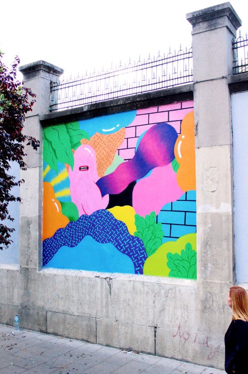 MURAL BY GRIP FACE FOR THE PROJECTMU... streetsy.com/post/146210006… #streetart #graffiti | twibble.io