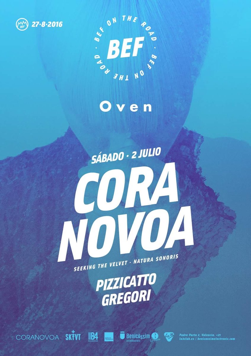 Sábado 2 de Julio estaremos en Oven Club/La3! <a href="/coranovoa/">Cora Novoa</a> <a href="/Pizzicatto_Live/">Pizzicatto</a> <a href="/jorgegregori/">Jorge Gregori</a> 

#BEF2016 #Ontheroad