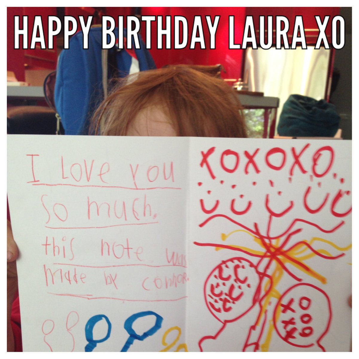 Maryewillcott's tweet photo. Happy Birthday @laurapuraeco !!!!! Hope you have a great day!! Love C and the fam @ambermac https://t.co/h8QhpZOX2v