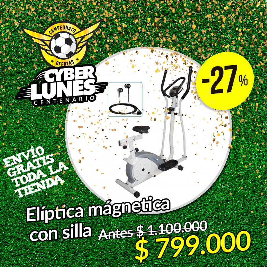 coordiutil's tweet image. #CyberLunes #Ofertas y Envío Gratis, lleva la elíptica magnética ahorra $301.000¡Ingresa ya! goo.gl/6IJBdM