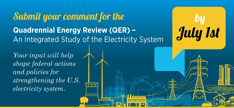 Have your say in America's energy future by submitting comments about our #QER! epsa.energy.gov/qer-comments/