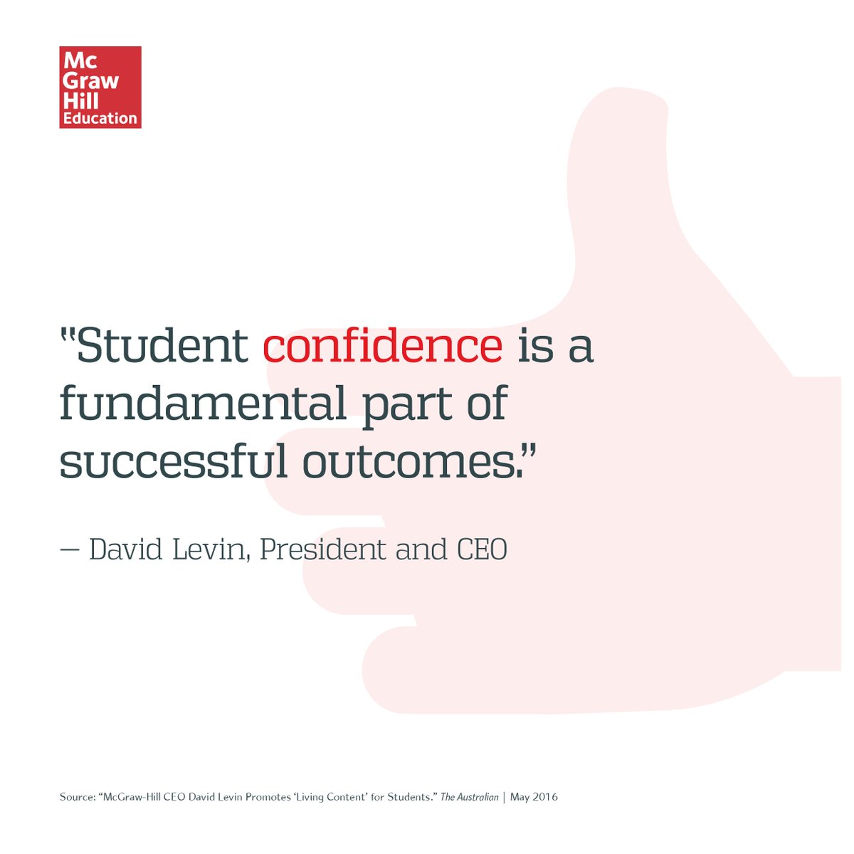 MHEducation's tweet photo. Success means more than just getting an answer right. Student morale is important: https://t.co/bqlMYjZnkH #edchat https://t.co/dN8qUv5Rbg