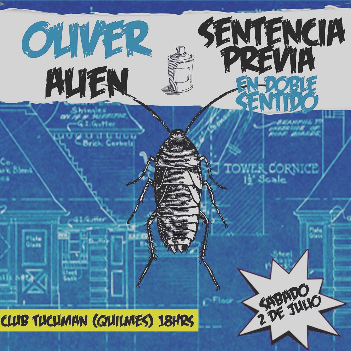 DamentalProduc's tweet photo. Se viene este hermoso Clasico para @_LosOliver  
Sabado 2 de Julio - @ClubTucuman  Quilmes https://t.co/SPjkyGMIJJ