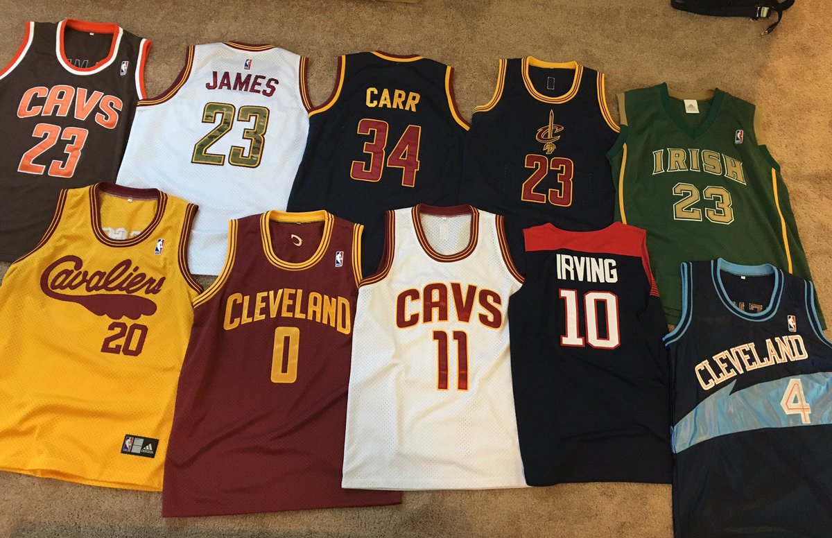CLEVSmitty's tweet photo. Hey @Cavs, traveling home from Vegas. Having trouble deciding which jersey to wear. #ALLin216 #CavsNation #champs https://t.co/A2TmwOLViD