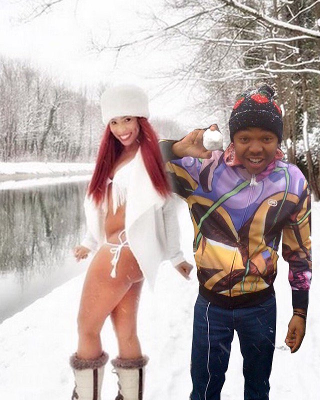 rowdyplanker's tweet photo. Bae @MissDeniseZimba and I are building a snowman after this... 😌 #rowdycrush #thatguy @VEntertainment #randomrowdy https://t.co/4tASgeXg4A