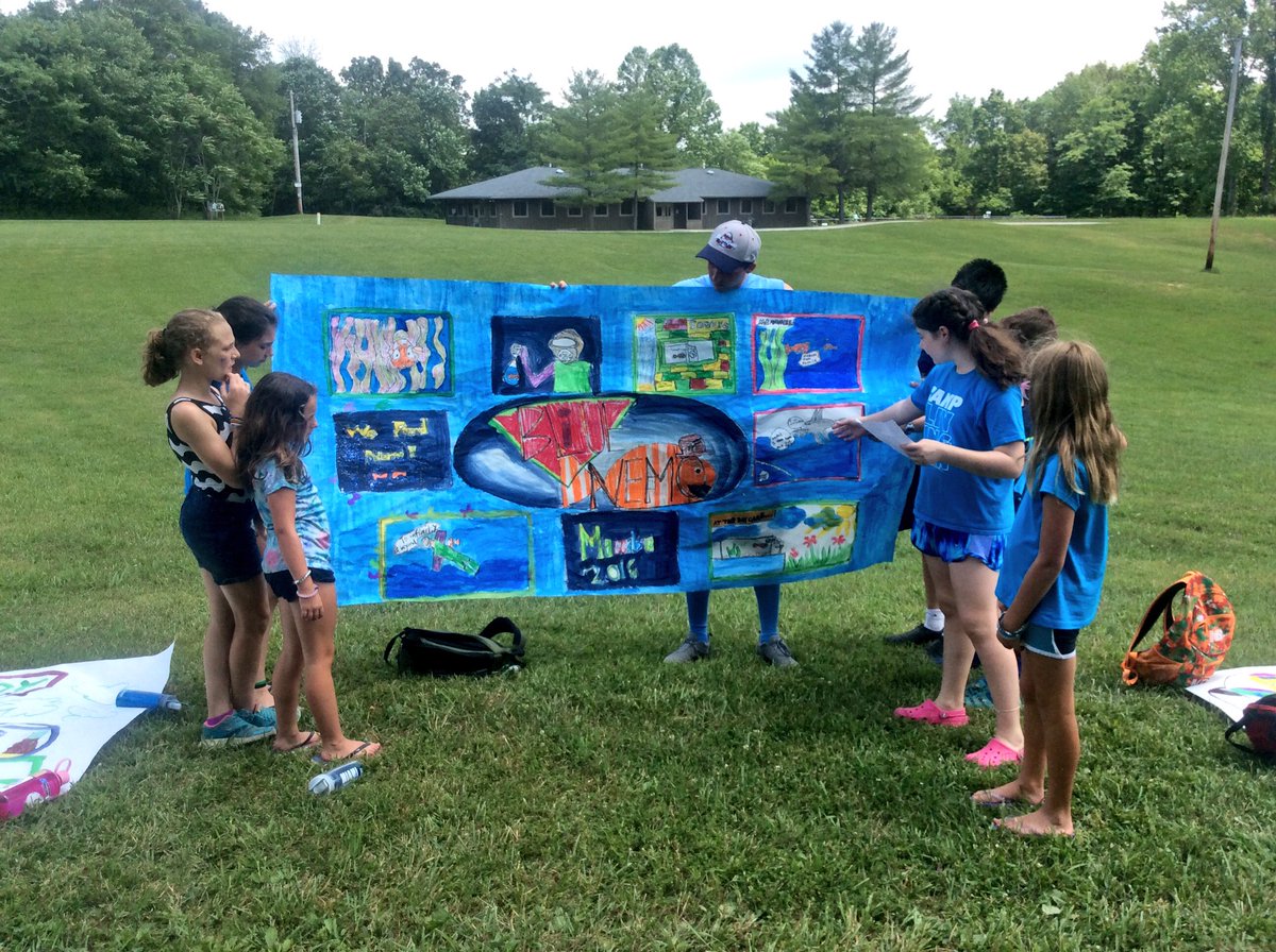 CampLivingston's tweet photo. Team banners! https://t.co/xNvFOU5wpB