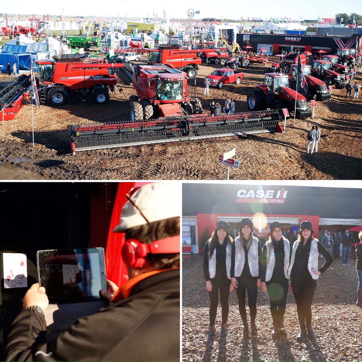 CaseIHArg's tweet photo. Este fue nuestro paso por #Agroactiva2016 y la presentación de la línea de cosechadoras #AxialFlow130 #BuenLunes https://t.co/FCdICXn16q
