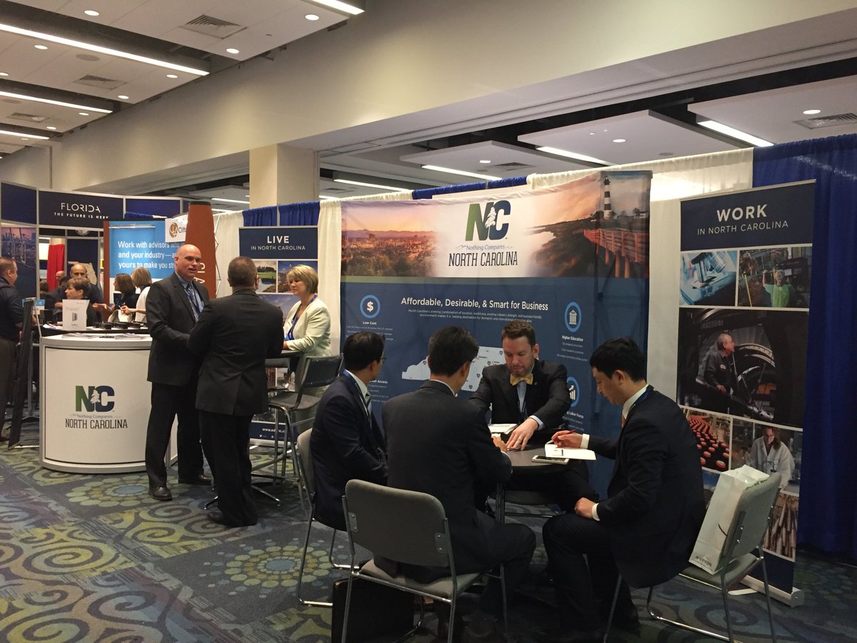 Glad to have many great partners at #SelectUSASummit with us! <a href="/CatawbaEDC/">Catawba County EDC</a> <a href="/SCEDPprez/">Surry County Economic Development Partnership</a> @cltecondev and more!