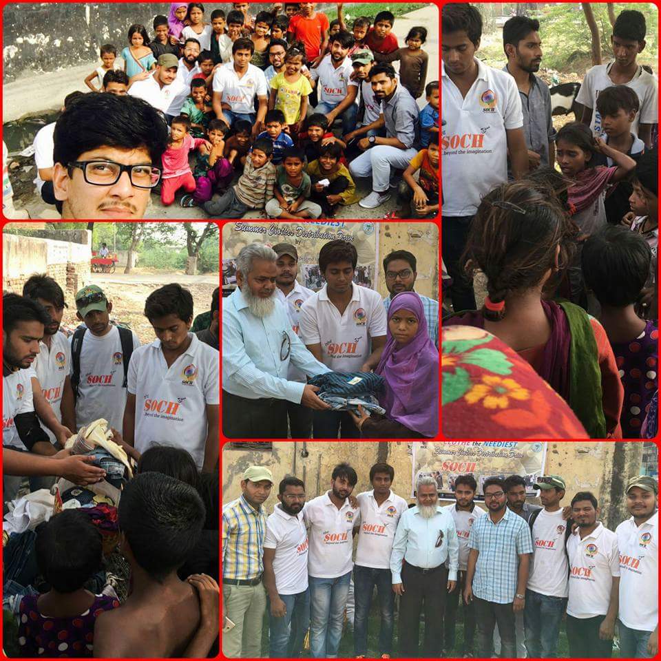 soch4u's tweet photo. Summer Clothe Distribution Drive https://t.co/hhWDjjFdVt