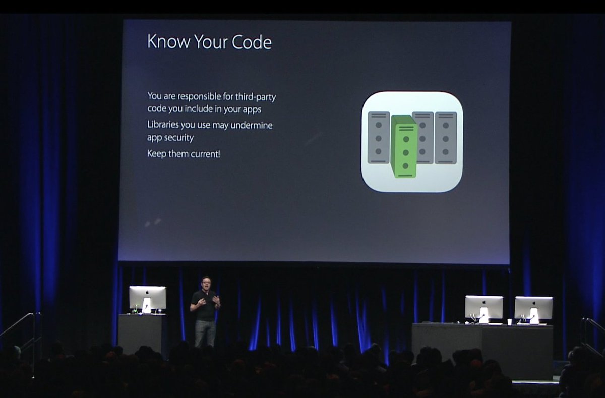 frijole's tweet image. &quot;There was a popular third-party networking library that had a critical flaw…&quot; #wwdc #security #thirdpartycode 🤔🤐😂