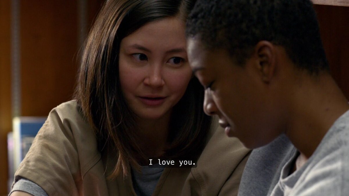 I love you. soso and poussey Orange is the new black, Orange is the