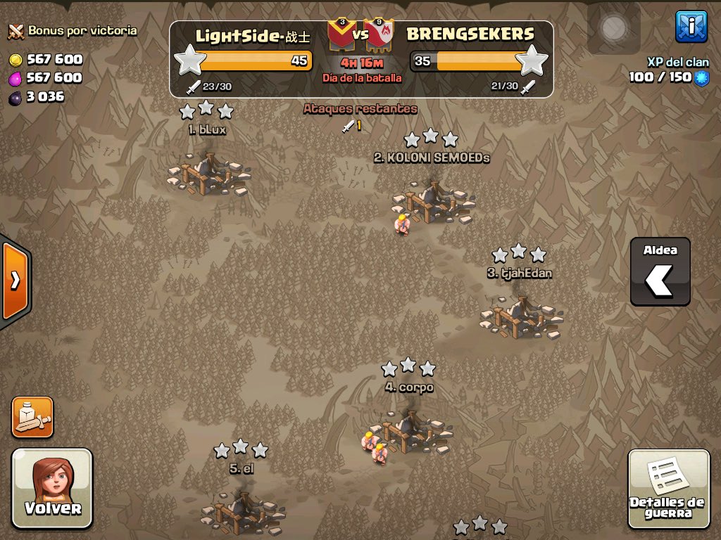 LightSide_IEC's tweet photo. Perfect War para el clan! Hay que seguir asi cracks :) #GoLSW https://t.co/T0lpYCkM8R