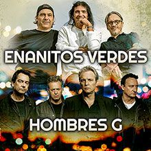Enanitos Verdes and Hombres G will be live tonight at Verizon! Show starts at 7:30pm!