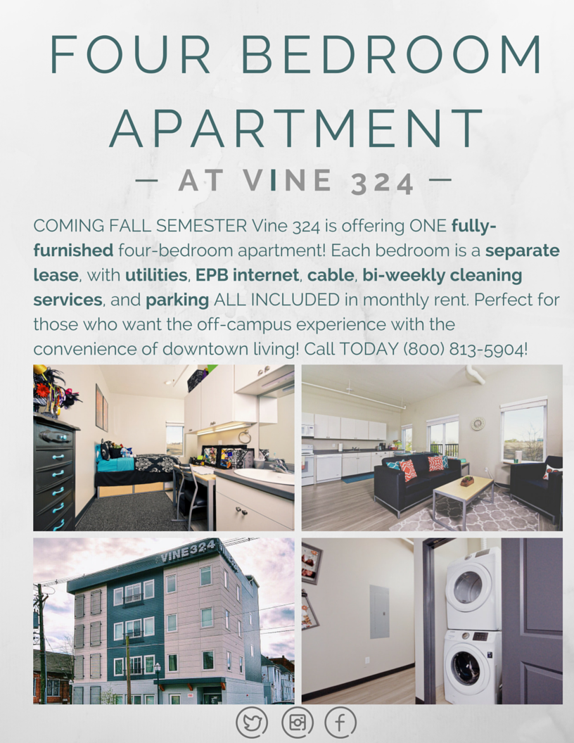 vine324's tweet image. FLASH SALE: Lease a room by the end of June and your rent is only $650 per month!! Full four-bedroom unit available!