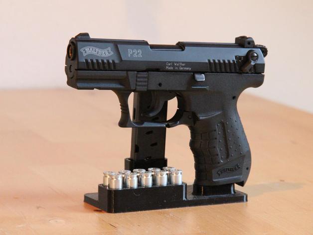 NFAGunBlog's tweet photo. Walther P22 Gun Stand https://t.co/CI2wsFh3NQ https://t.co/SzbIj0P0UJ