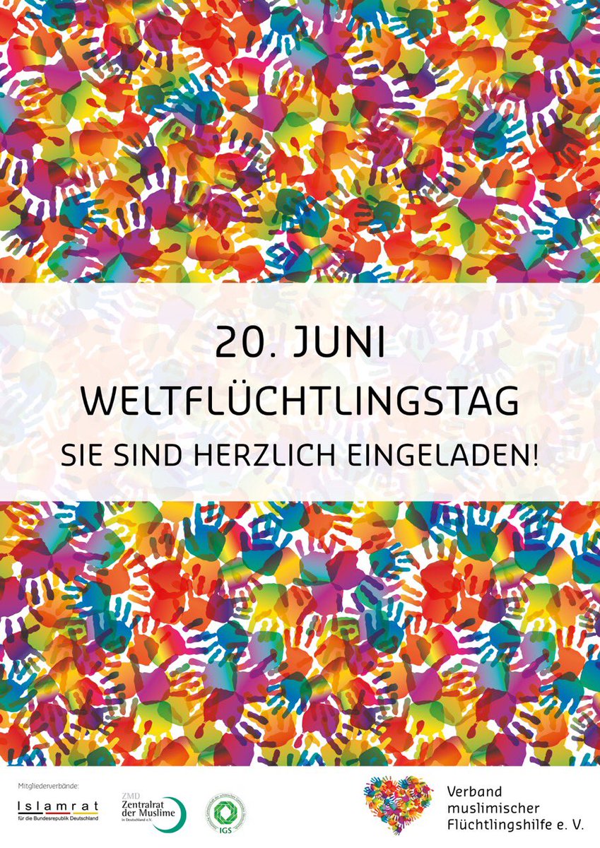 Der VmF e.V. lädt deutschlandweit Geflüchtete zum Iftar ein! #vmf #WorldRefugeeDay #Weltfluechtlingstag