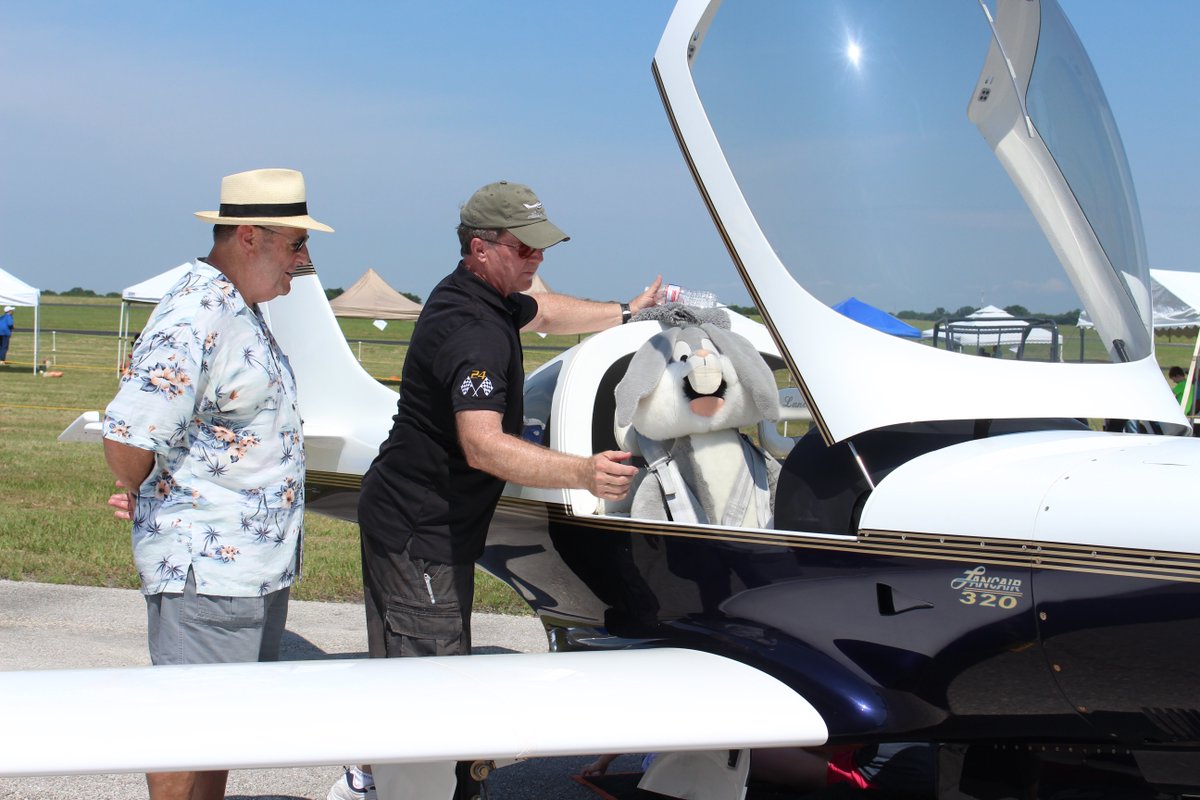 DentonAirshow's tweet photo. Quirky catch at the #DentonAirshow last Saturday! We wonder which character will be the next pilot! #BugsBunny https://t.co/EmCDvHuTs0
