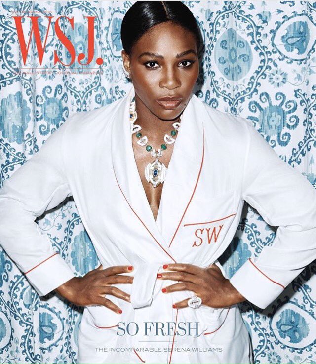 iam_curio's tweet photo. @serenawilliams looking amazing on the cover of WallStreet Journal Magazine! #curiostyling #stylist #fashion https://t.co/vj7hY1YfPG