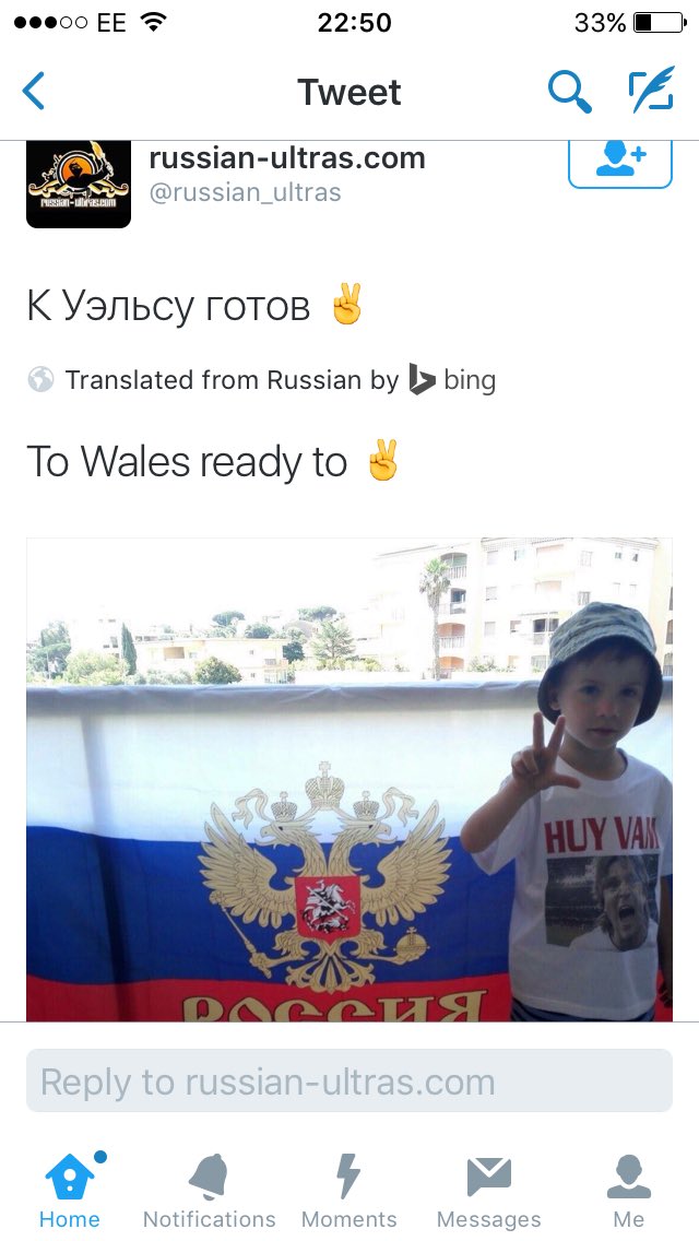 stridemc's tweet photo. At least he got the score right 
@russian_ultras #RUSWAL #EURO2016 #football 😂😂 https://t.co/Y3Dzjg4QaJ