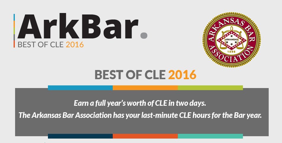 ArkBarCLE's tweet photo. TEN.DAYS.LEFT. Time to complete CLE requirements! #GetEmHere #BestofCLE #ArkBarCLE #get3499 https://t.co/YxMoNPLnd2 https://t.co/IcmYbgRupy