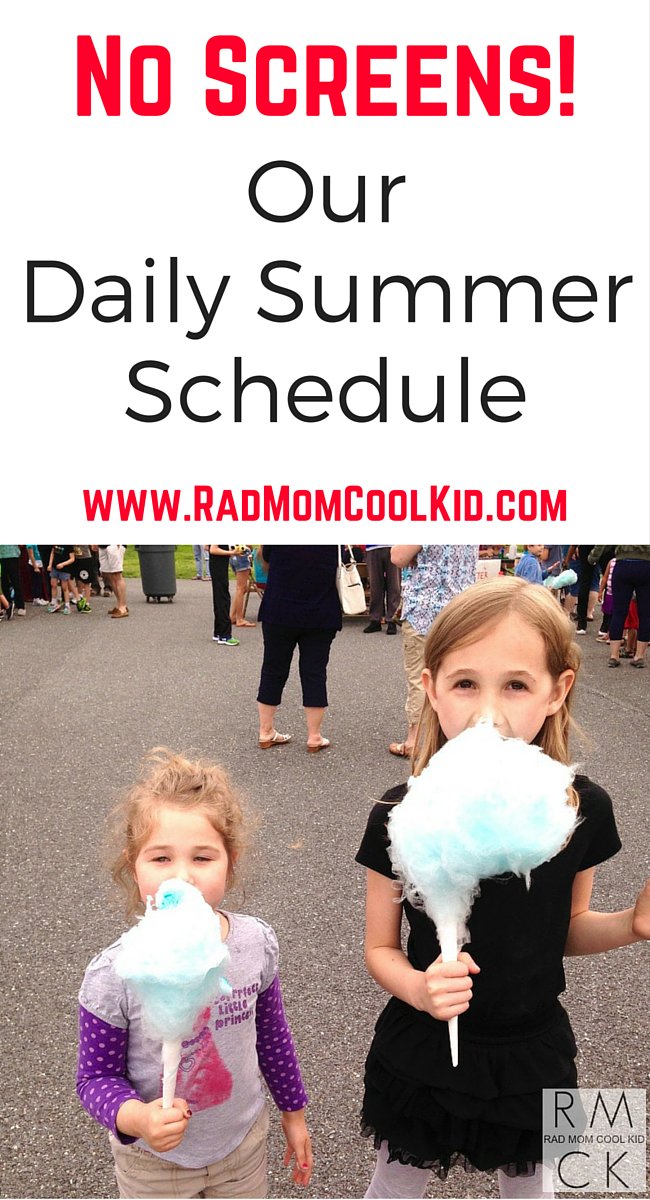 We are saying goodbye to screens this summer! radmomcoolkid.com/2016/06/daily-…