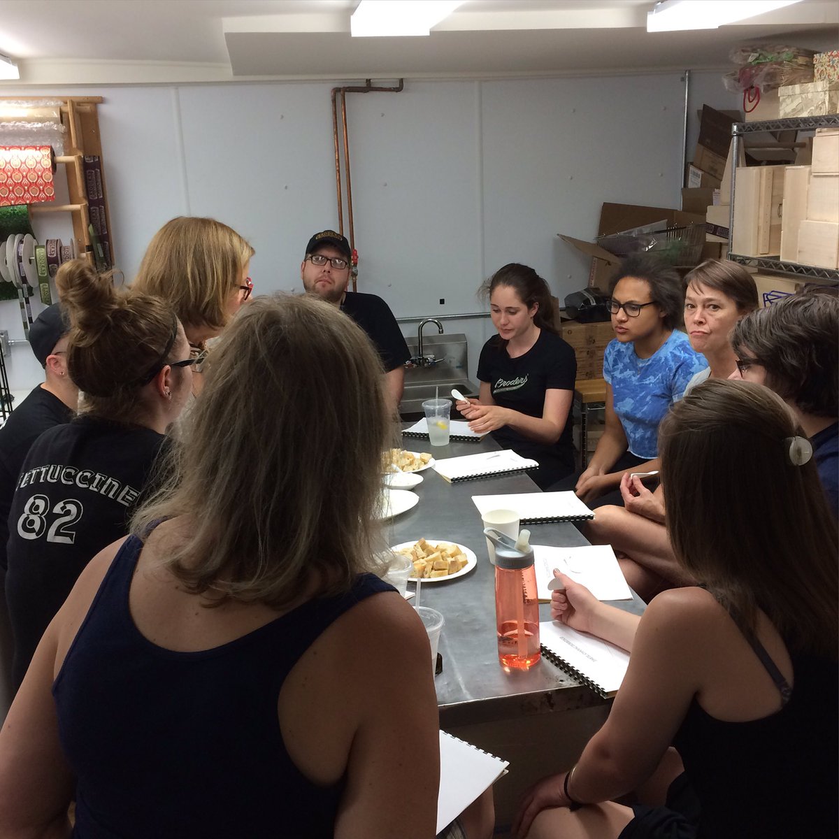BrodersCucina's tweet photo. Say CHEESE!Molly Broders' Cheese Academy! From Asiago Fresco to @theonlyparmesan #cheeseexperts #buffalocowgoatsheep https://t.co/FLPrbscaep