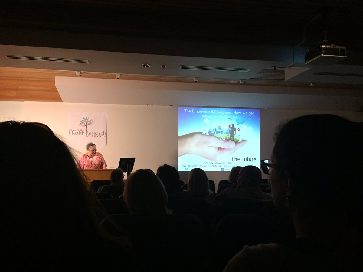 JuliaKontak's tweet image. What a way to end a Monday! Hearing Anne Snowdown speak about the #empoweredconsumer in #healthcare @NSHRF_info