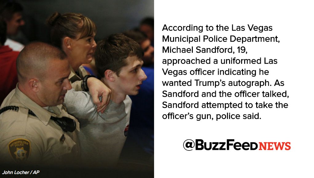 BuzzFeedNews's tweet photo. A 19-Year-Old Said He Tried To Steal A Police Officer’s Gun To Kill Donald Trump https://t.co/XlU8UwC6W1 https://t.co/6bxRRuwkE4
