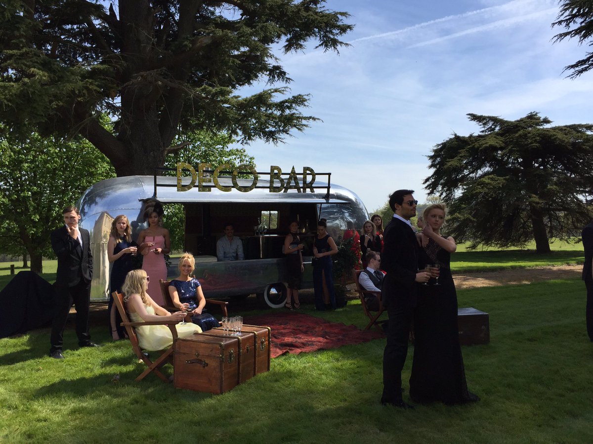 Deco Bar Airstream bar seen on Made in Chelsea tonight!! Footage to follow #DecoBar #MadeInChelsea #AirstreamBar
