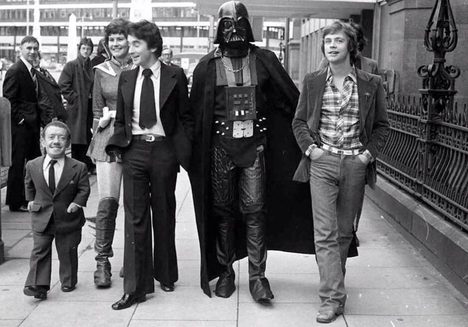 James Earl Jones, banned from London clubs by their strict segregation laws, chose to socialise in costume, 1979.