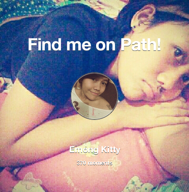 Emong96's tweet photo. Find me on #Path now! Go to https://t.co/PHDcDe6C4M https://t.co/e3gv9qkMaG