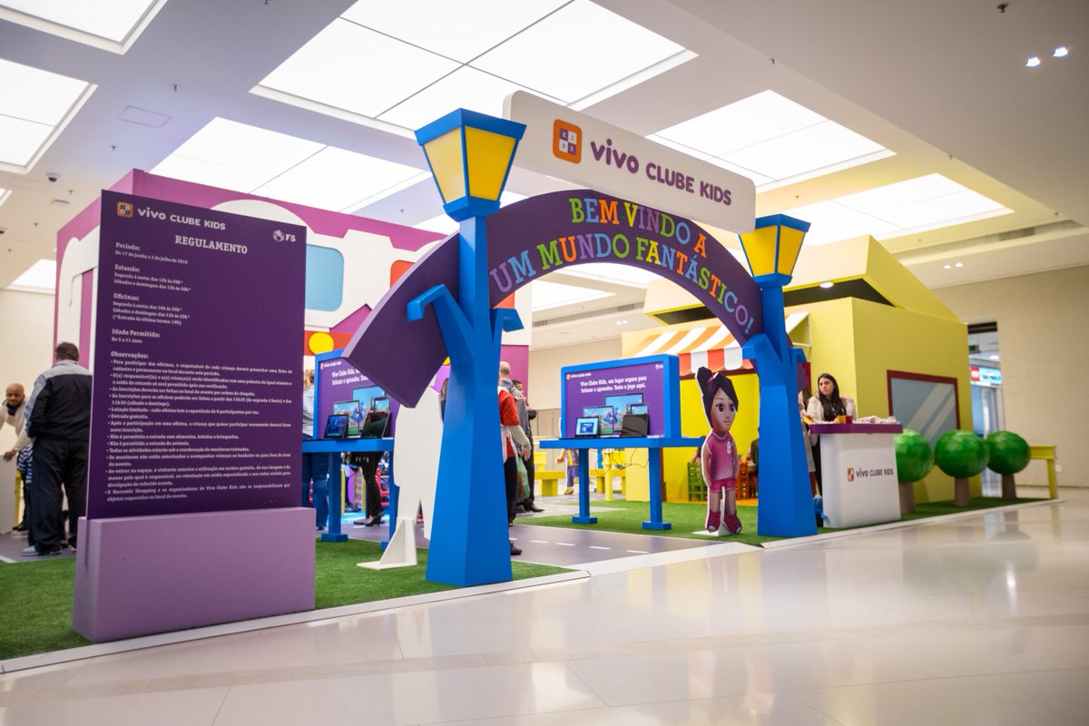 fs_security's tweet photo. A Vivo e a FS estão no Atrium do MorumbiShopping com oficinas gratuitas para crianças, até 03/07 #vivoclubekids #FS https://t.co/NjpeJ0aFb8