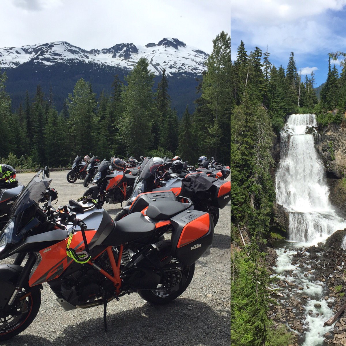 MainlandCycleCe's tweet photo. Another pic from my ride on the Super Duke GT! It is beautiful riding here in Whistler, BC #superdukegt #mainlandktm https://t.co/VGOtS9K6YQ