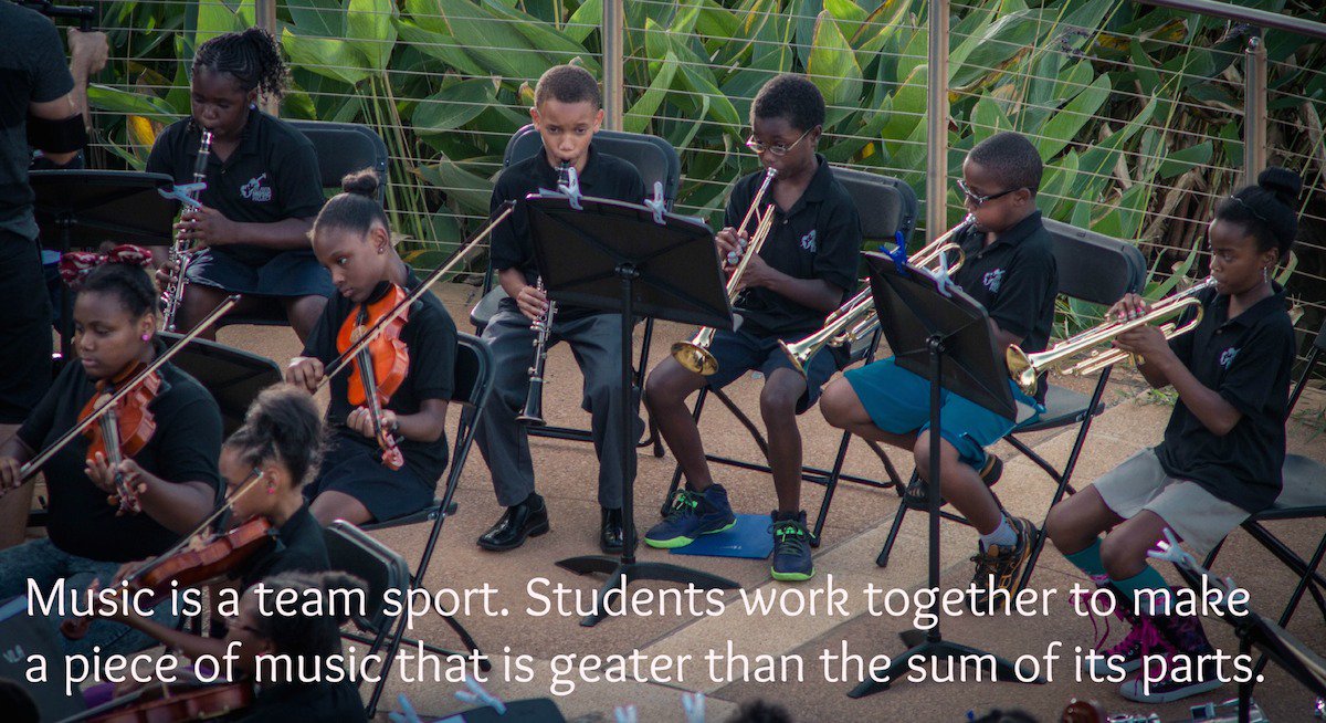 ATLmusicproject's tweet photo. Music is a team sport, too! #AMPfact #musiced https://t.co/JMjZKMbiZm