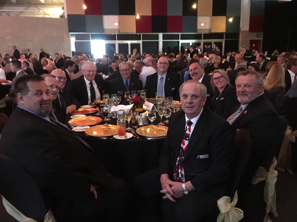 Great night with the <a href="/HockeyNS/">Hockey Nova Scotia</a> Board at the <a href="/HockeyCanada/">Hockey Canada</a> Foundation gala dinner.