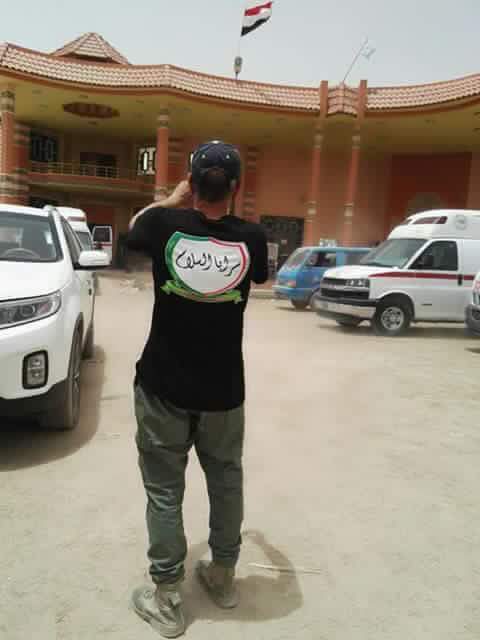 سرايا السلام تصل الى بيت الهارب علي حاتم سليمان في #الفلوجة 

#الفلوجة_ختامها_حشد 
#بغداد_كحل_العين