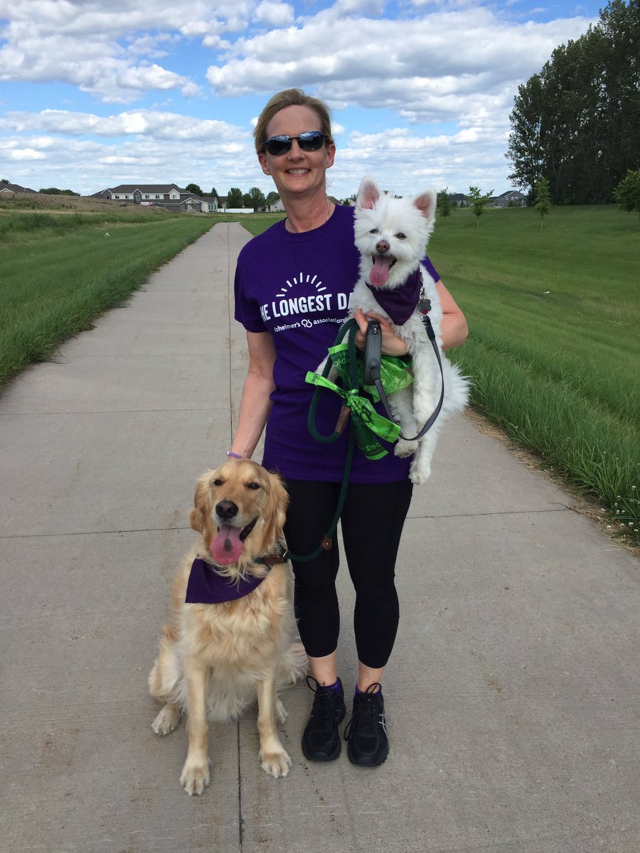 AgDiane686's tweet photo. Second round of walking for #TheLongestDay to raise awareness and #ENDALZ. https://t.co/HoORulkgMo