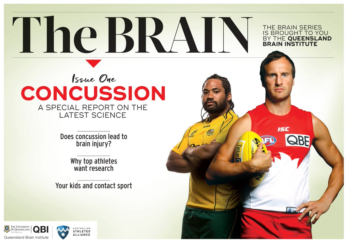 QldBrainInst's tweet photo. QBI &amp; @AusAthletesAll have launched a national concussion campaign: #nobrainnogame. Read: https://t.co/8lhEOotJmf https://t.co/8OcWIWkGoI