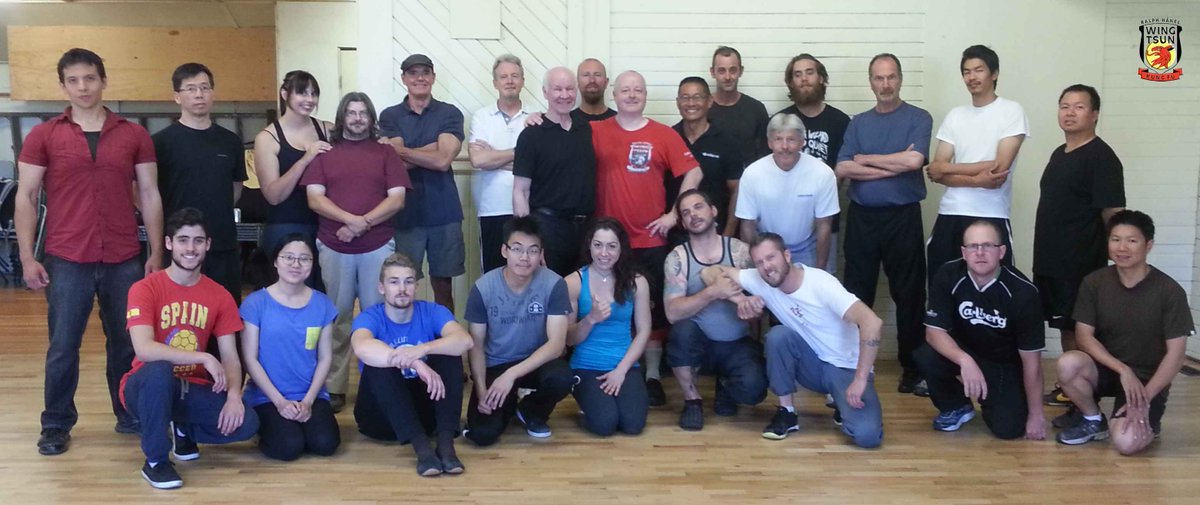 Fantastic Wing Tsun Kung Fu seminar on Vancouver Island at Sifu Ray Van Raamsdonk's Wing Chun school.
