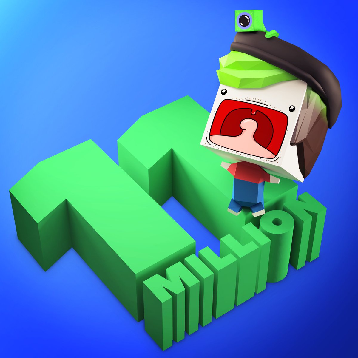 bitofalice's tweet image. Big gratz and well done to the loudest, greenest, nicest dude there is, @Jack_Septic_Eye on 11 mil subs! :)