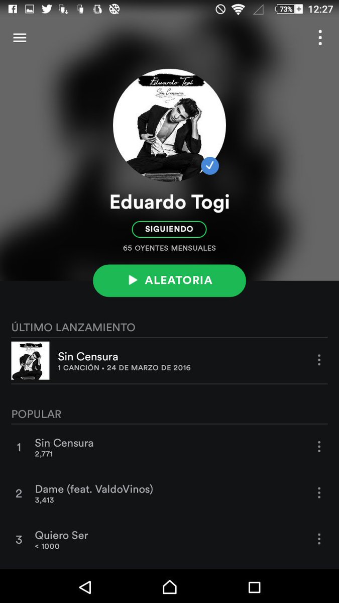 EmmanuelOf232's tweet photo. @eduardotogi yo quiero ir contigo a la #FiestaSpotify eres grande 😘😘😘😘 https://t.co/GzWHtFsYLt