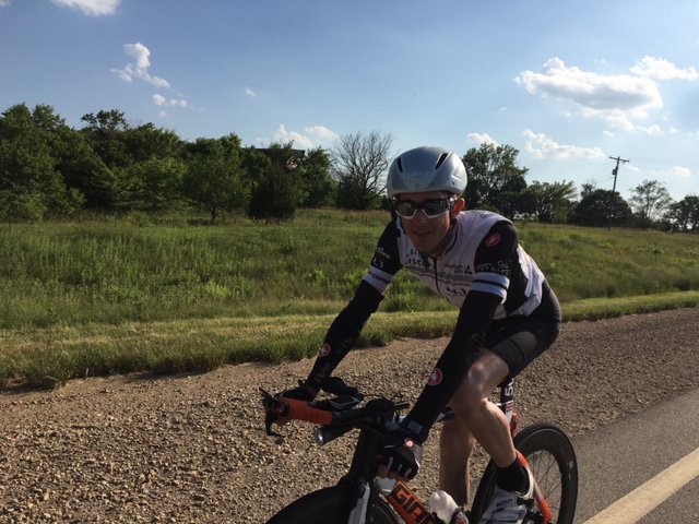 ProjectKansas's tweet photo. 1,700 miles of @RAAMRaces &amp; he is still smiling 2night we leave Kansas behind, hell it seems like we just got here! https://t.co/7MUD9pdFN6