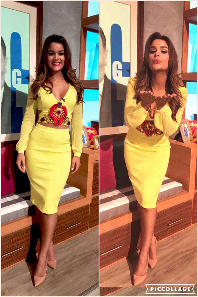 dominicanasNBL's tweet photo. Nuestra Reina hermosa en el @ElGordoyLaFlaca #LaReinaNBLvip @NuestraBelleza  @NuestraBelleza @ClaryMolinaRD https://t.co/WxxphdTiPO