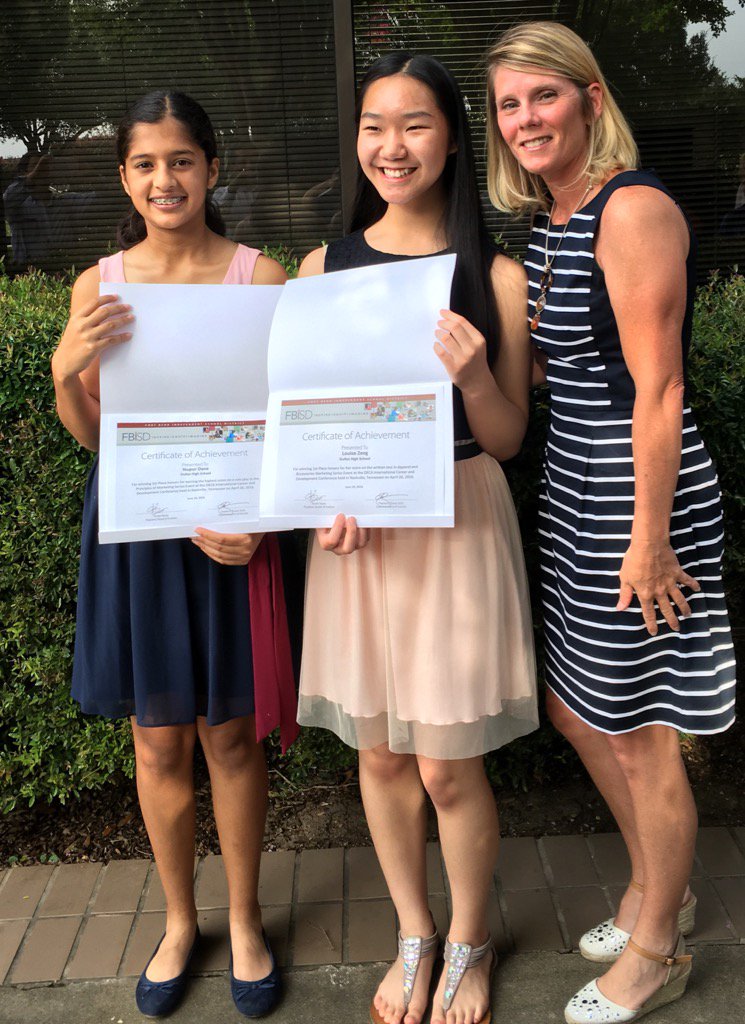 Way to go Nupur and Louise@dullesdeca16