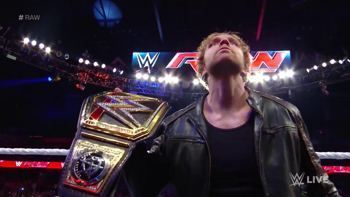 WWE's tweet photo. Let the #AsylumEra BEGIN on #RAW with @WWE World Heavyweight Champion @TheDeanAmbrose! https://t.co/YAEdDcuoiA