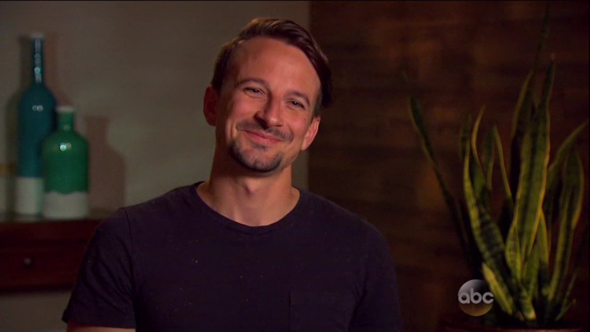 enews's tweet photo. Two weeks later, Evan still creeps us out. (Probably more than Chad.) #TheBachelorette https://t.co/Zj92VO9mkJ